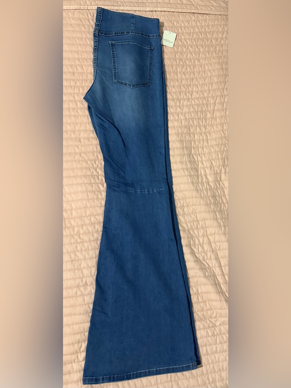 We the free penny pull on flare jeans-color echo blue - Picture 5 of 6